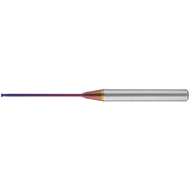 Mini-Torusfräser VHM 20° 0,2mm, L2=0,5mm, R=0,05mm Z=2 RockTec PRO