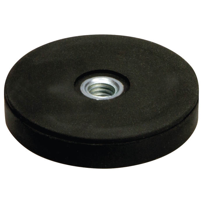 Flachgreifer, Neodym, gummiert Innengew. M6  66x8,5