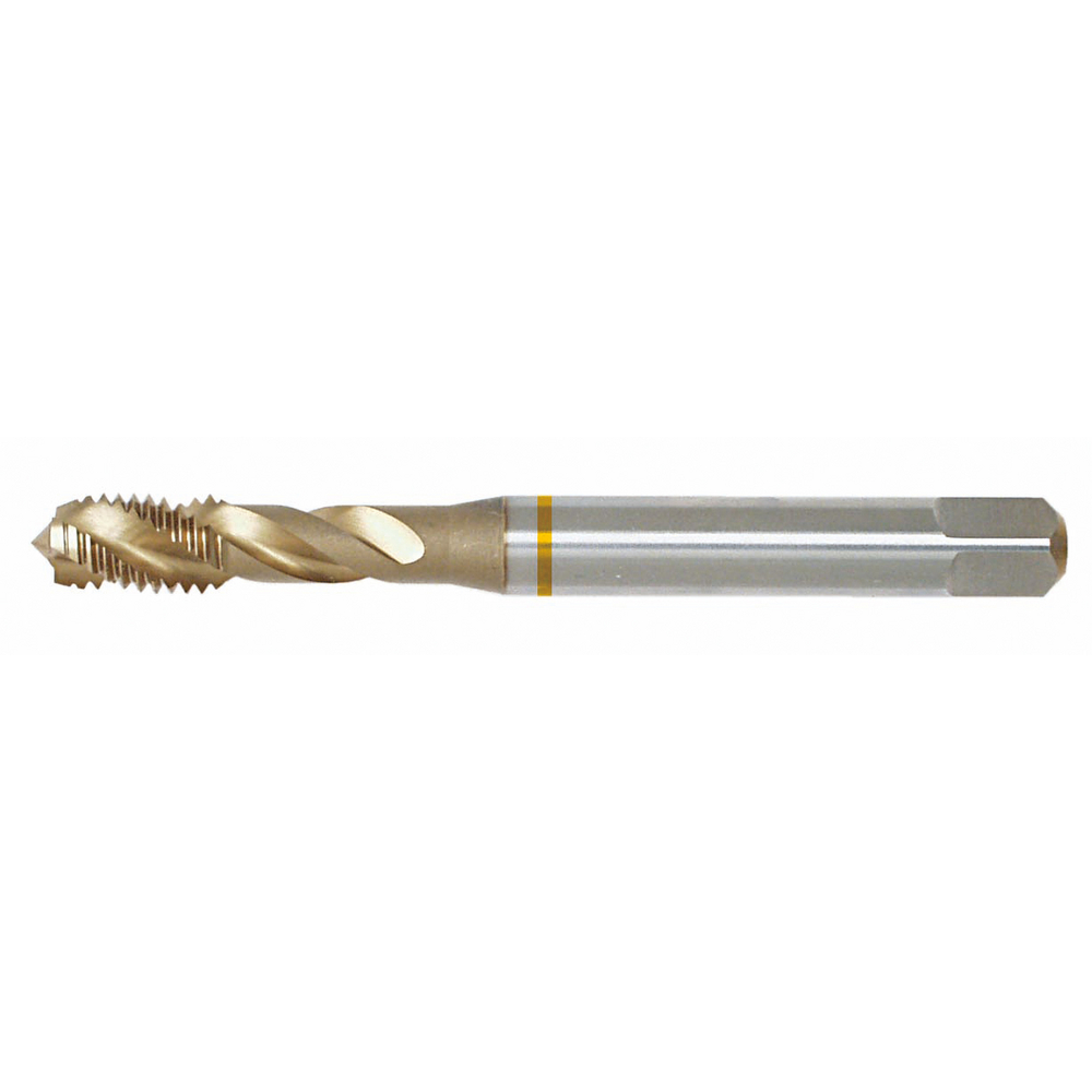 Maschinen-Gewindebohrer HSS-E DIN371C 40° M3 Grundloch TiN