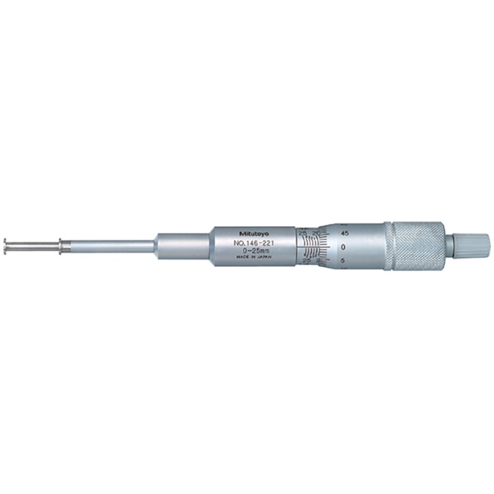 Quernuten-Innenmessschraube 0-25mm (0,01mm) nichtdrehend, Messteller-ø 6,35mm