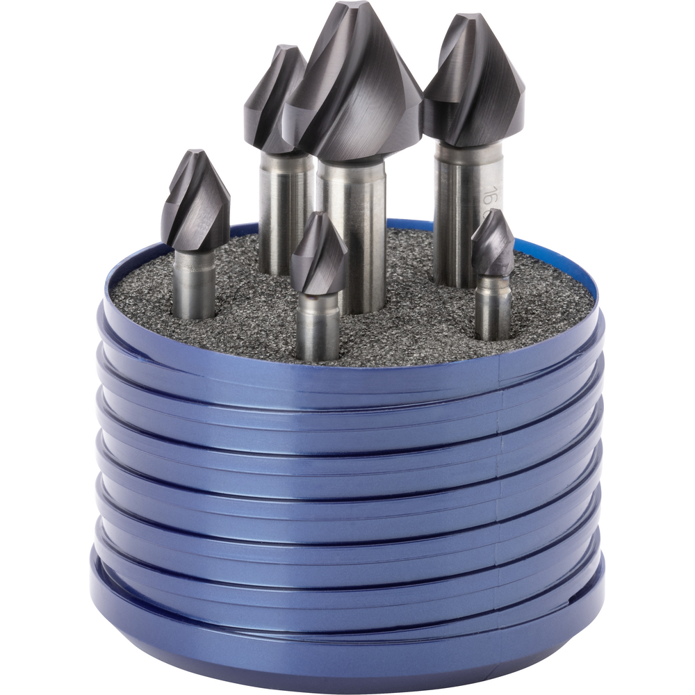 Kegelsenker-Satz HSS-E 60° 6,3-20,0mm spiralisiert