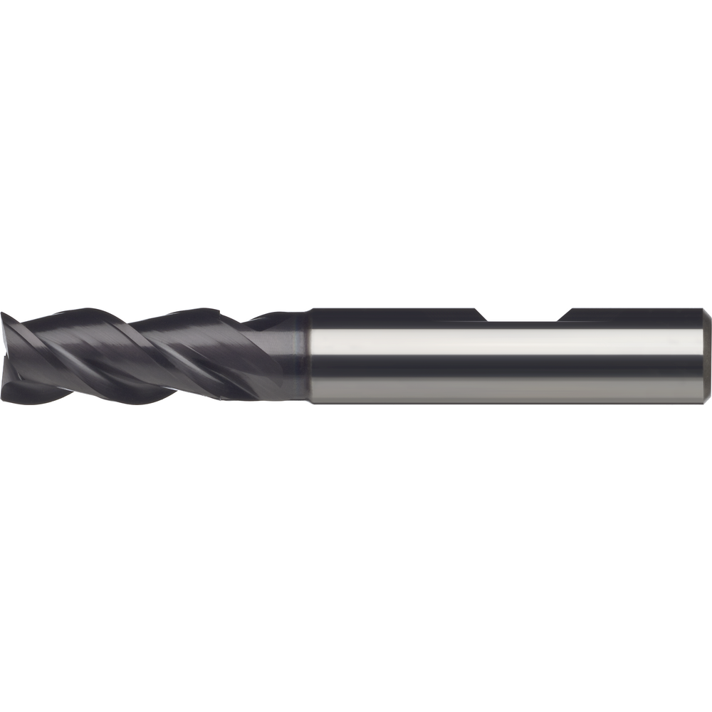 Schaftfräser VHM 3mm (Stahl/Guss/Super-Leg.), Z=3 HB, TiAlN