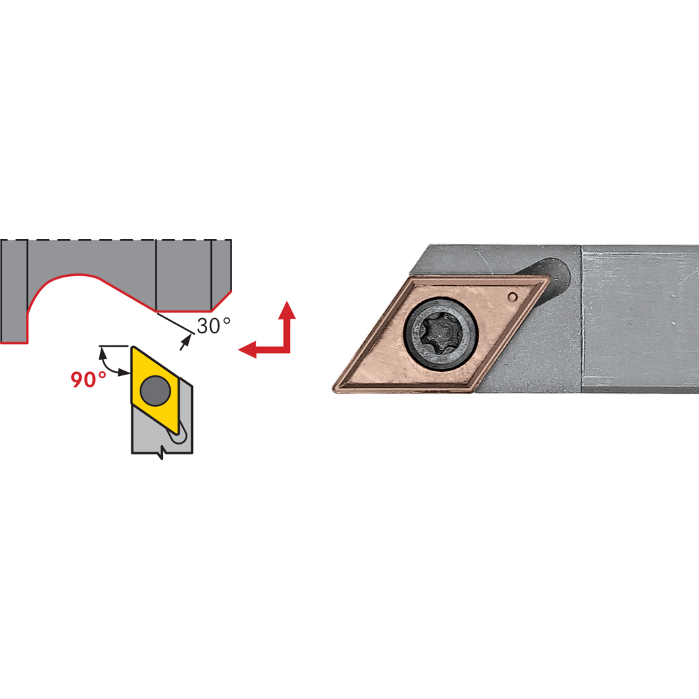 Klemmhalter SDAC-L 0808 X07-A, 90°, für DC..0702..