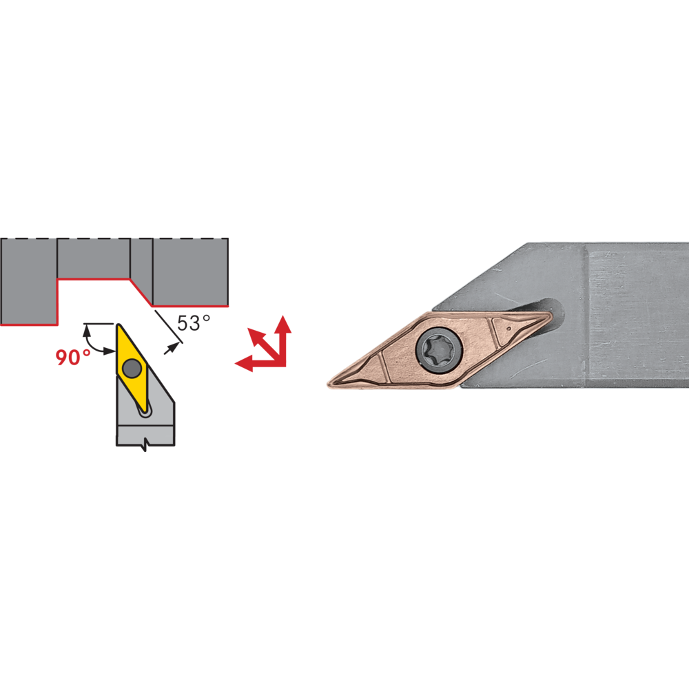 Klemmhalter SVAC-L 0808 X11-A, 90°, für VC..1103..