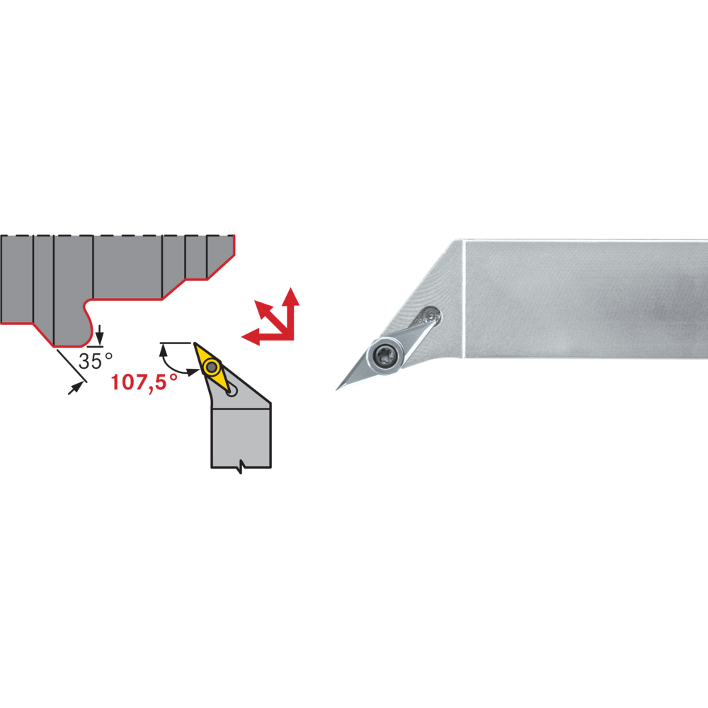 Klemmhalter SVHC-R 2020 K11, 107,5°, für VC..1103..