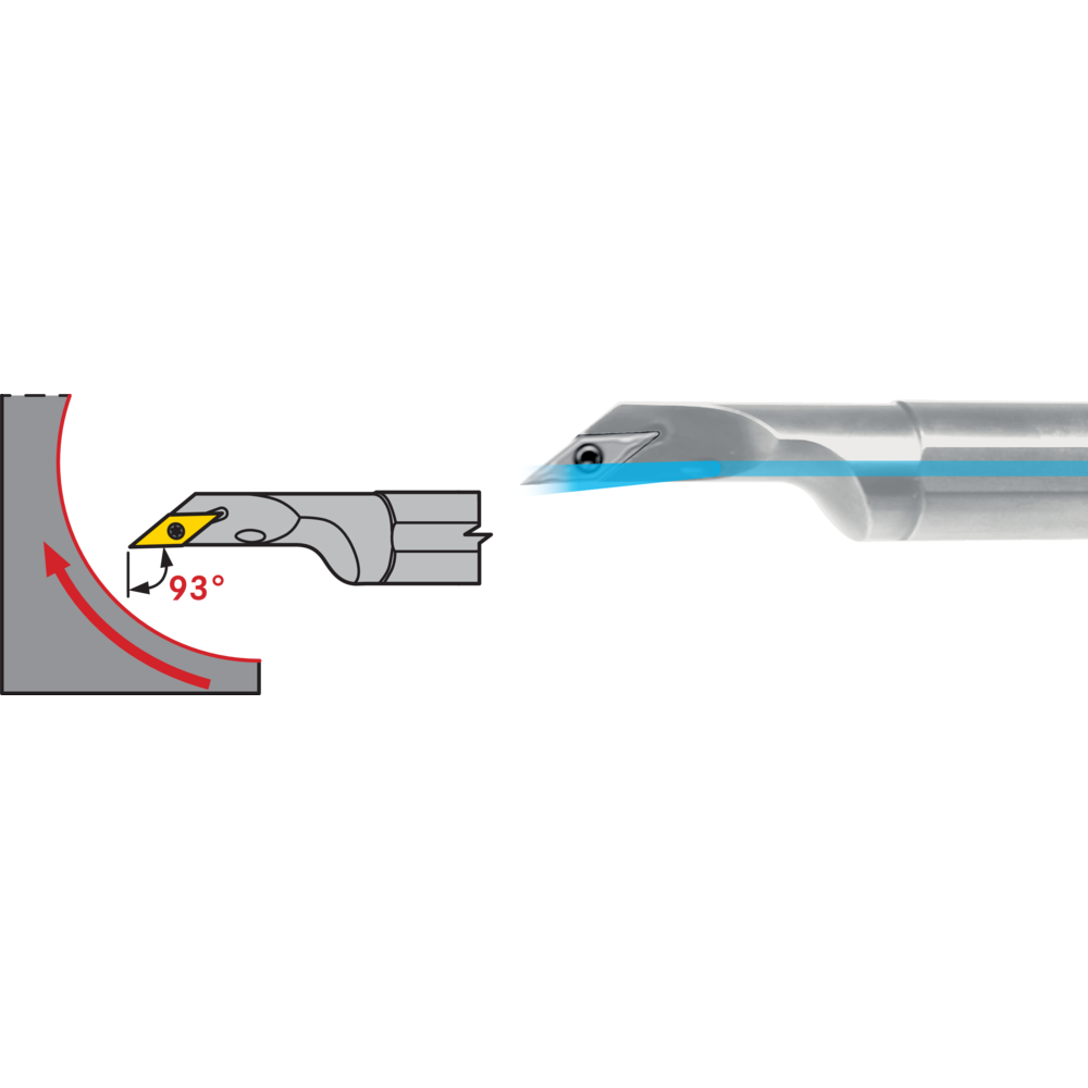 Bohrstange A16M SVJC-L-11, IK 52°, für VC..1103..
