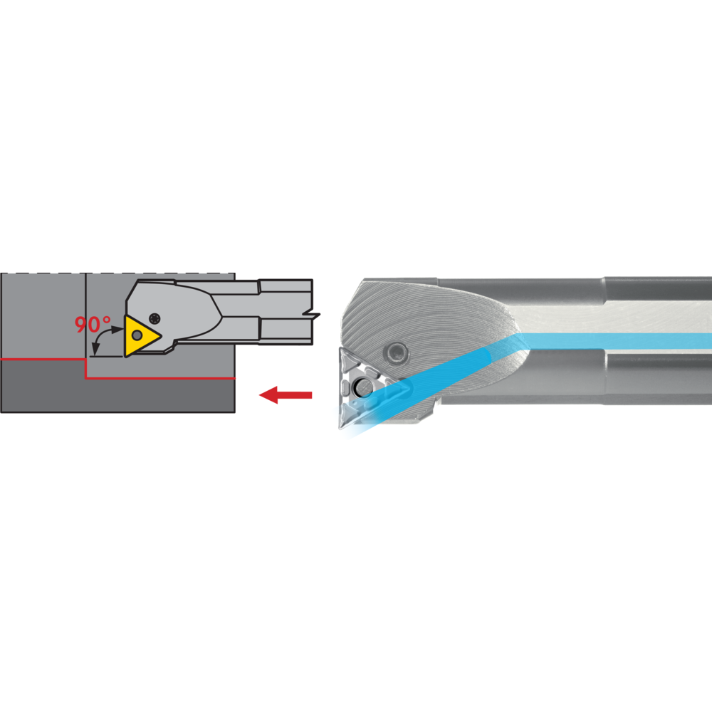 Bohrstange S25T PTFN-R 16, 90°, für TNM.1604..