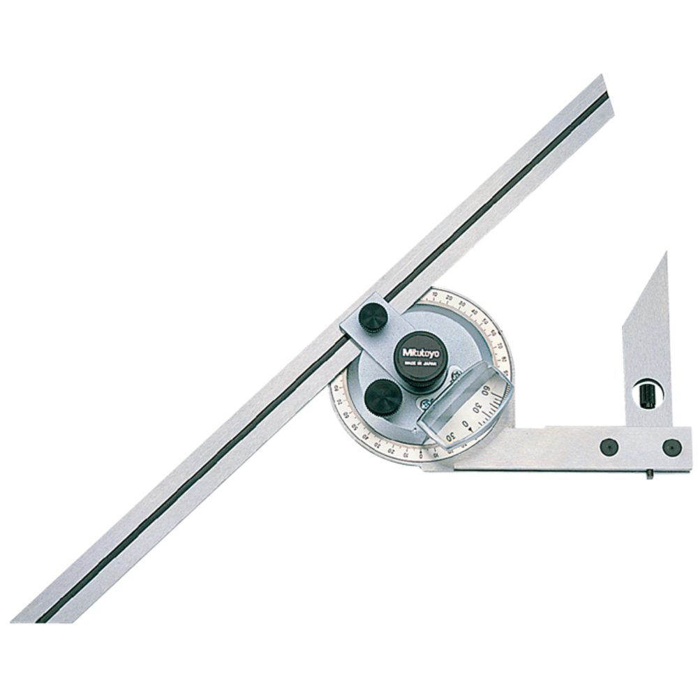 Universal-Winkelmesser mit Messschenkel 150mm + 300mm (Skalenteilungswert 5')