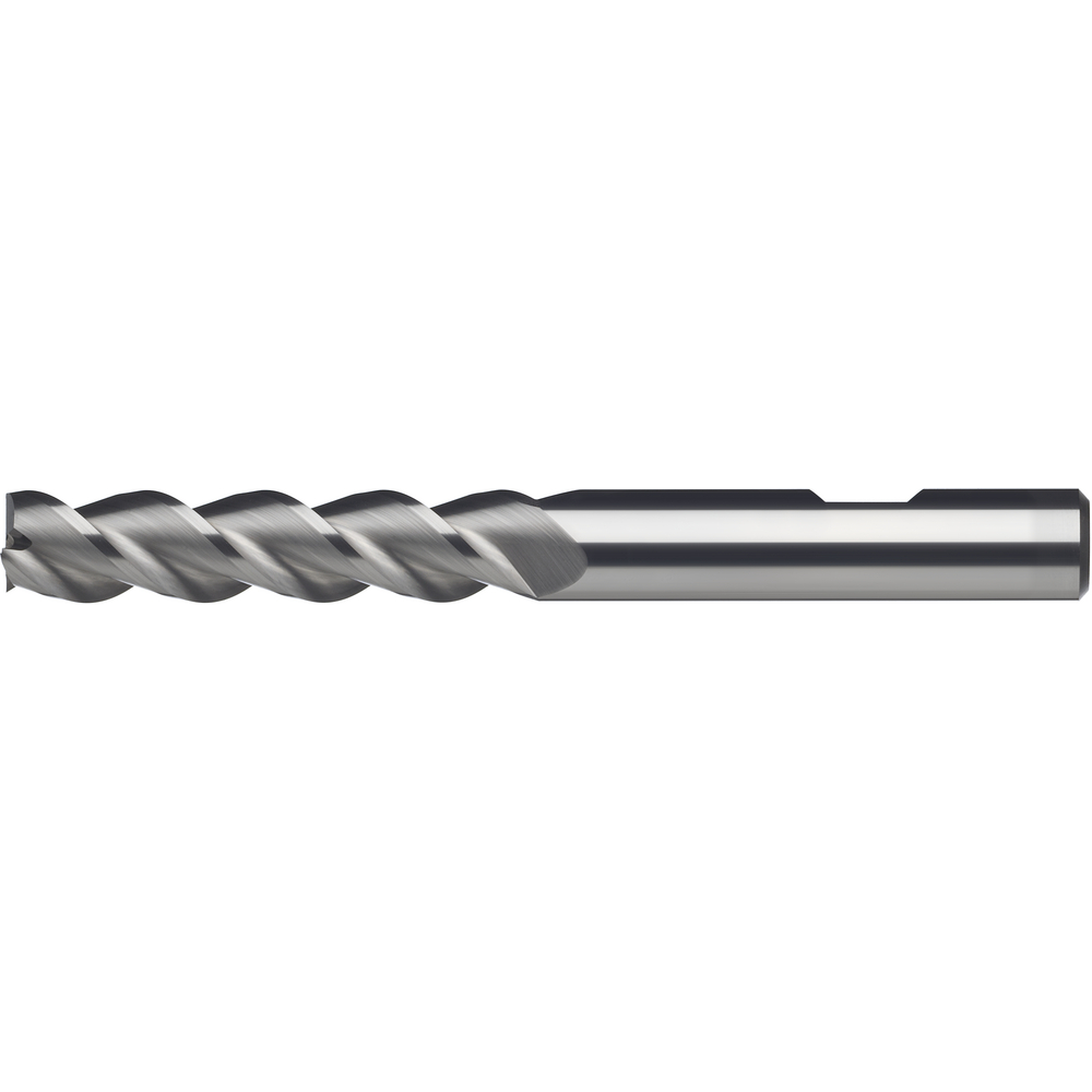 Langlochfräser VHM 7mm, extra lang, Schaft HB, unbeschichtet