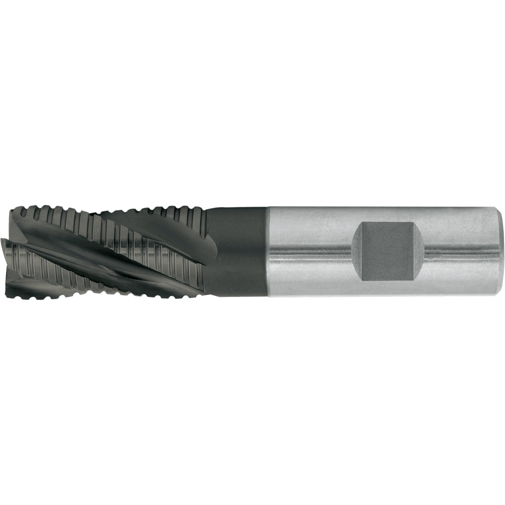 Schrupp-Schlichtfräser HSS-E PM DIN844NF 6mm Z=4 kurz TiAlN
