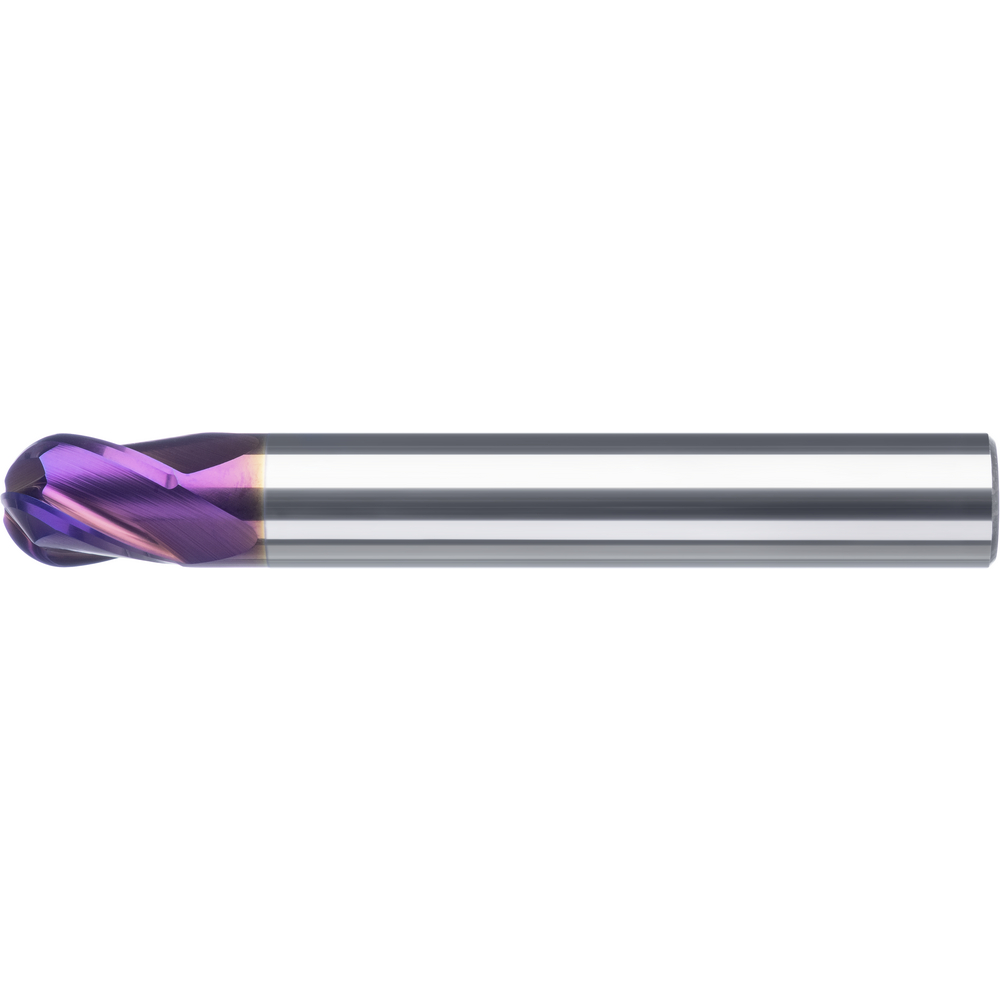 Radiusfräser VHM kurz ø 1x1,5x3,5x57mm Z=4 HA RockTec PRO