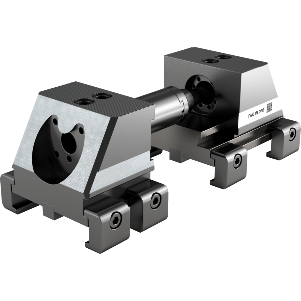 Aufbau für Spannschiene komplett