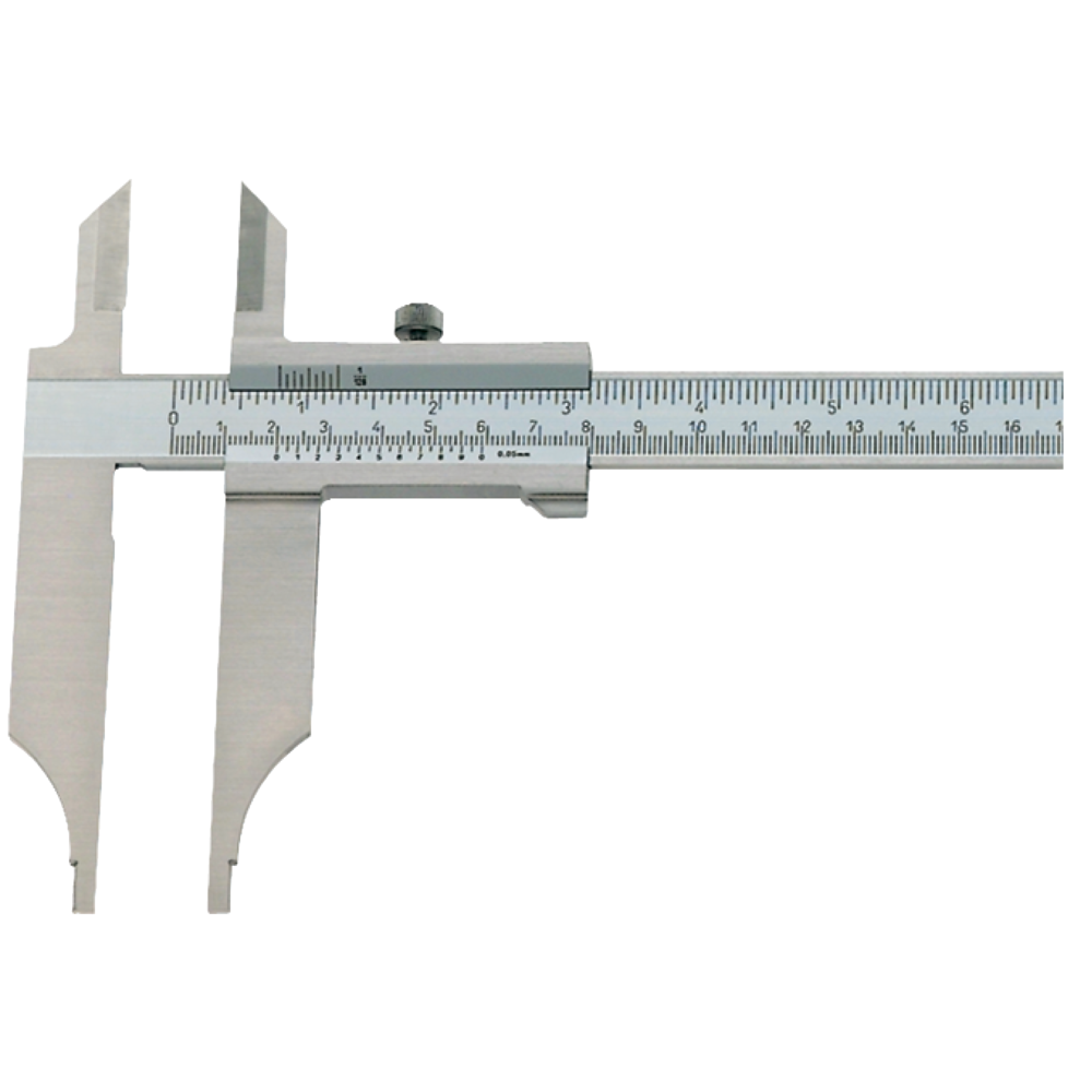 Werkstatt-Messschieber 300mm (0,05mm) mit Messerspitzen, ohne Feineinstellung