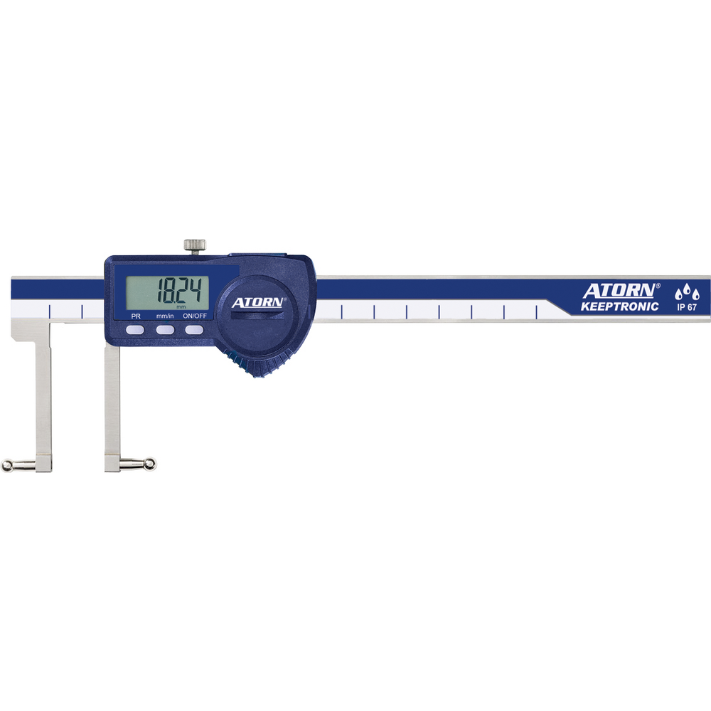 Universal-Taschenmessschieber-Set digital IP67, 200 mm KEEPTRONIC