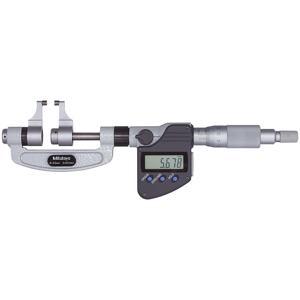 Bügelmessschraube digital 0-25mm (0,001mm) mit Messschnäbeln