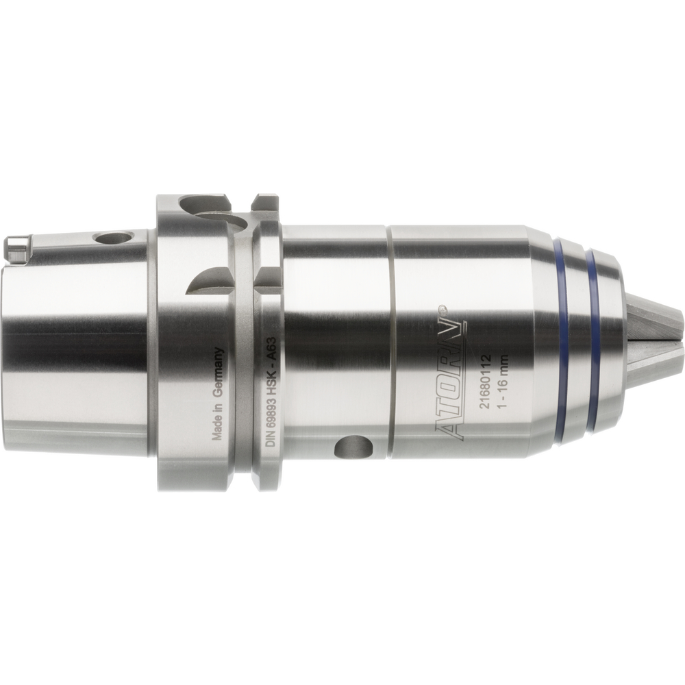 NC-Kurzbohrfutter DIN69893 HSK-A63, 1-16mm mit Schneckengetriebe, mit IKZ