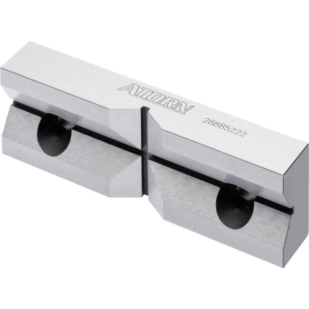 Prismenbacke Typ PB 125mm, senkrecht und waagrecht eingeschliffen