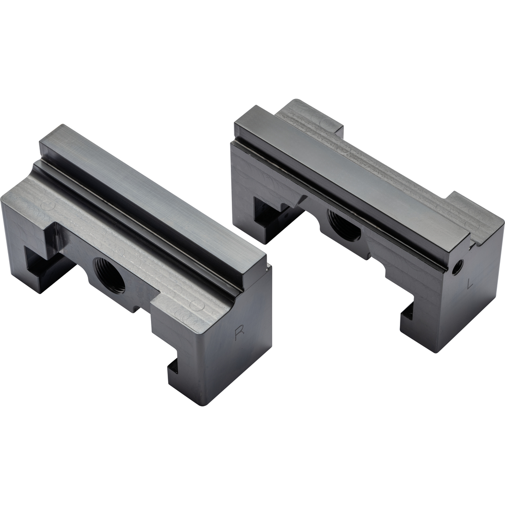 Backen-Satz, glatt mit Stufe für Backenbreite 75 mm