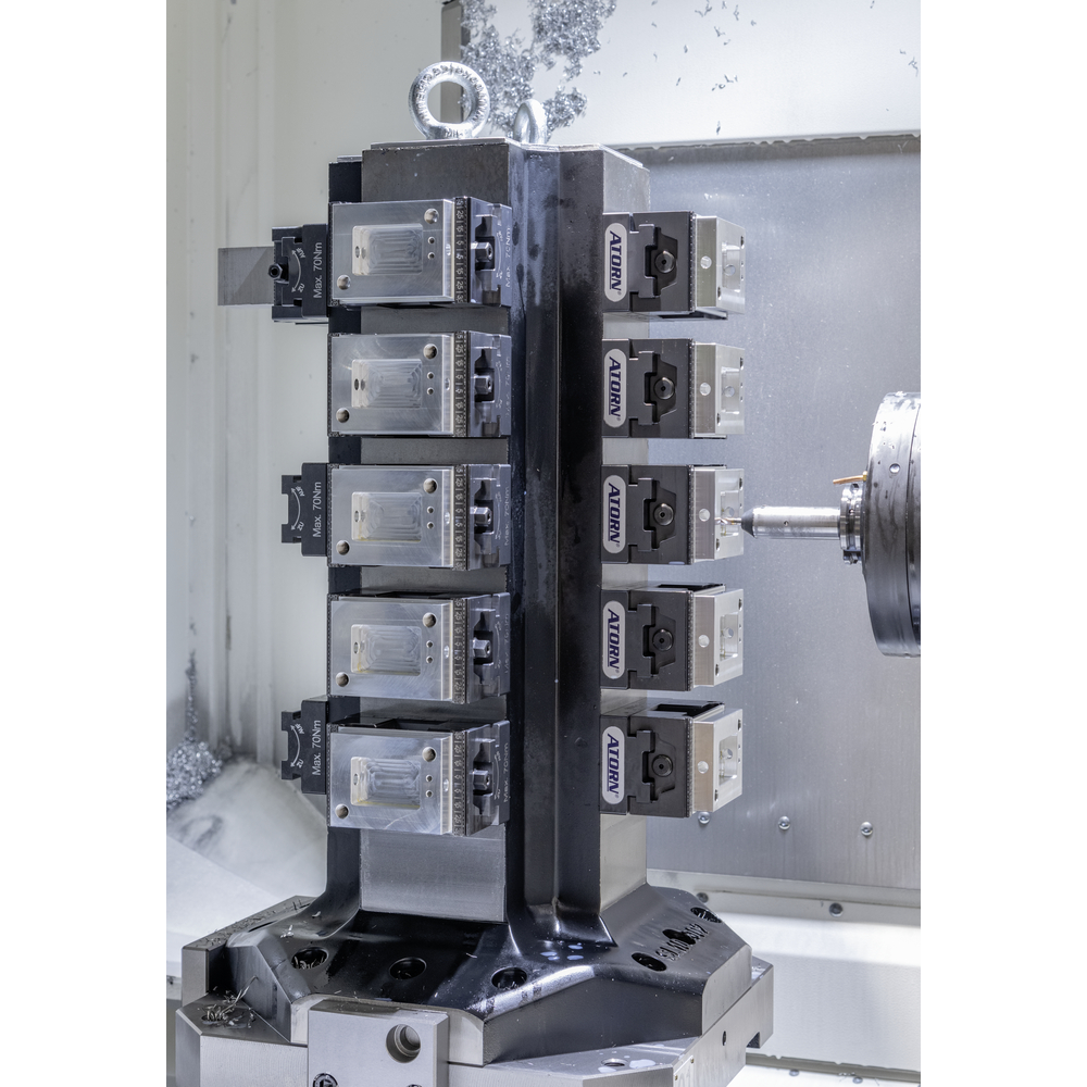 20-fach Spannturm RS-T 660, inkl. 20 Zentrischspanner BB 75 mm ohne Backen