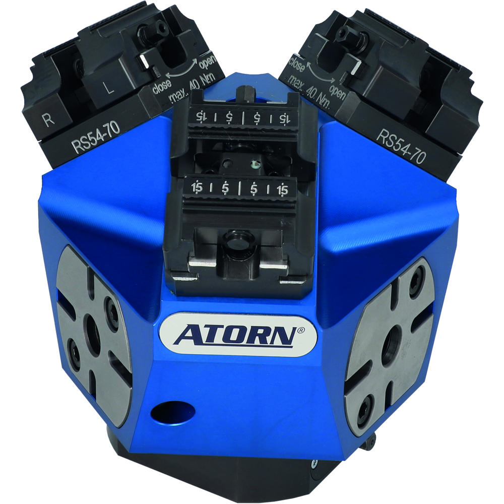 6-fach Pyramide, inklusive 3 Stück Standard Zentrischspanner BB 54 mm Länge 70 m