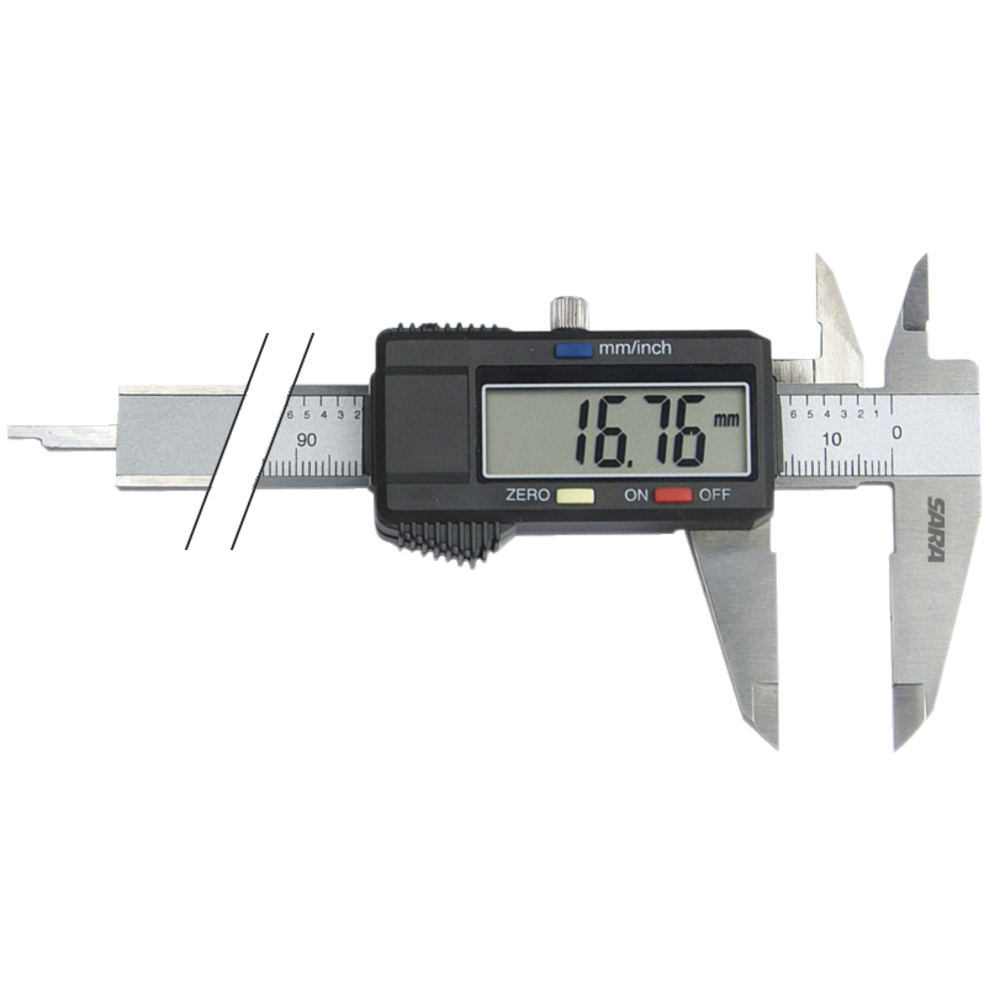 Messschieber digital 150mm (0,01mm/0,0005') für Linkshänder