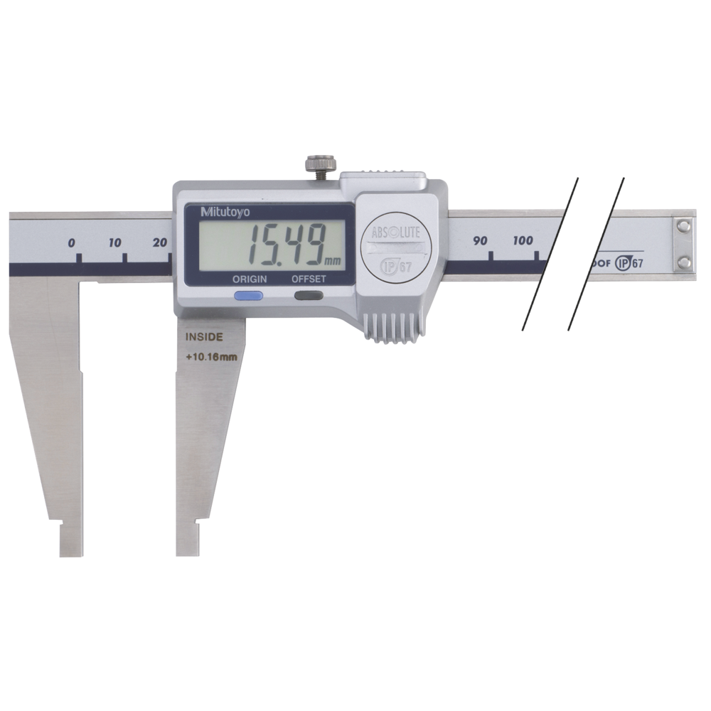 Werkstatt-Messschieber digital 200mm (0,01mm) IP67, ohne Messerspitzen