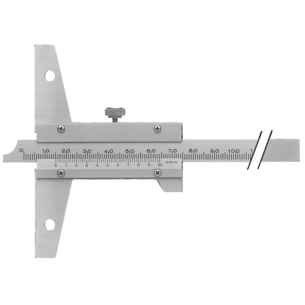 Tiefenmessschieber 150mm (0,02mm) mit Feineinstellung