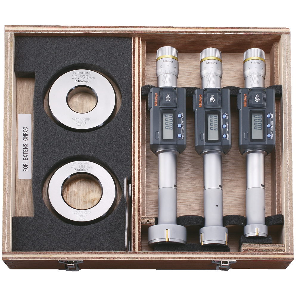 Dreipunkt-Innen-Feinmessgeräte digital 25-50mm (0,001mm) IP65