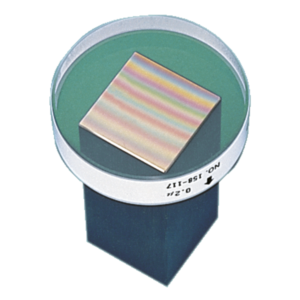 Optisches Planglas 12mm x ø45mm, Ebenheit 0,2µm