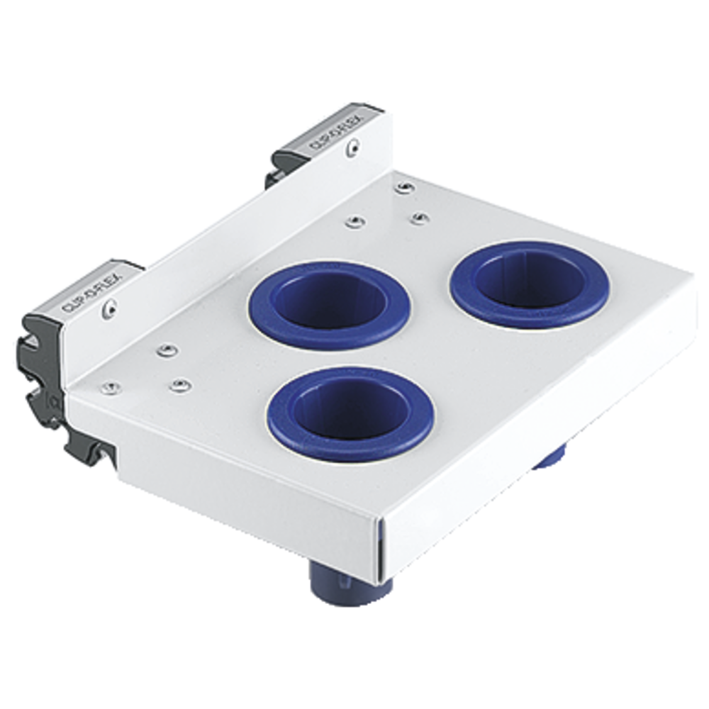 Werkzeugträger-Profile SK40 (für 3 Aufnahmen) RAL 9006