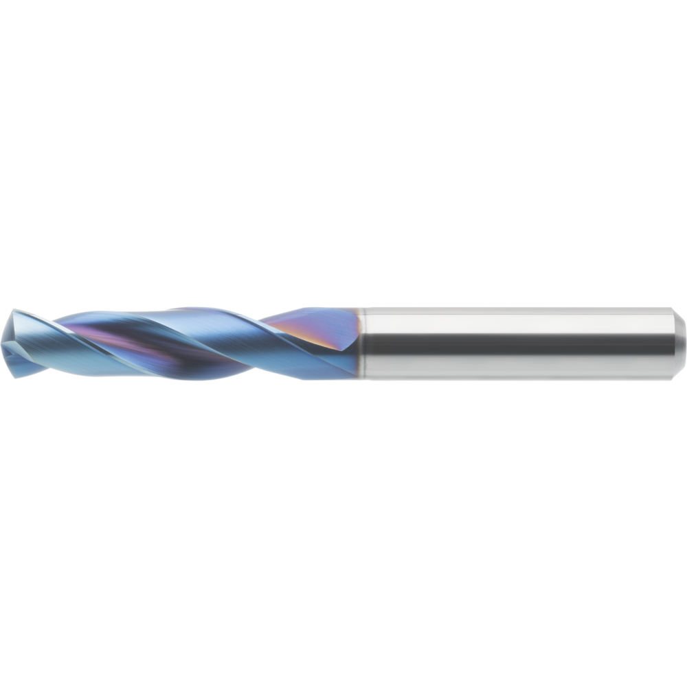 Spiralbohrer VHM HARD 3xD 4,4mm TiAlSiN