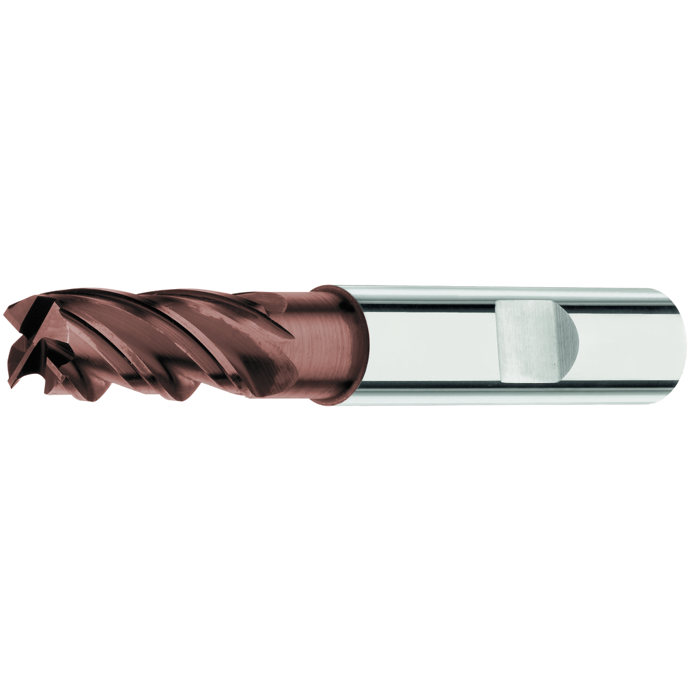 Schaftfräser VHM 35°/38° UT 2mm SL lang Z=4 HB, TiAlN INOX