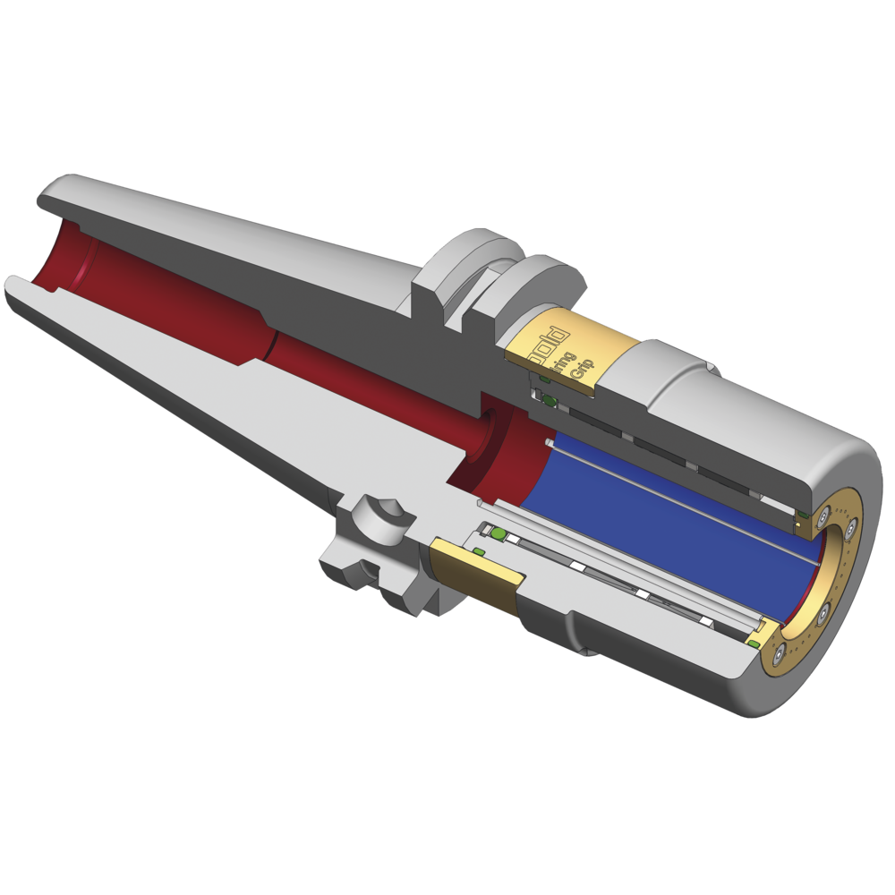 Kraftspannfutter UltraJet3.0® SK40 x ø20, A=8 0mm mit Düsendeckel