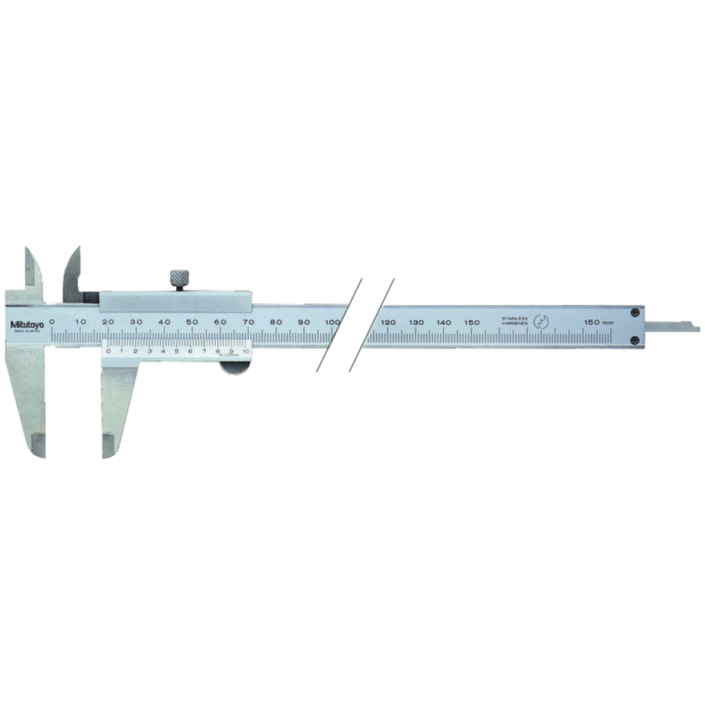 Messschieber 150mm (0,02mm) Feststellschraube oben