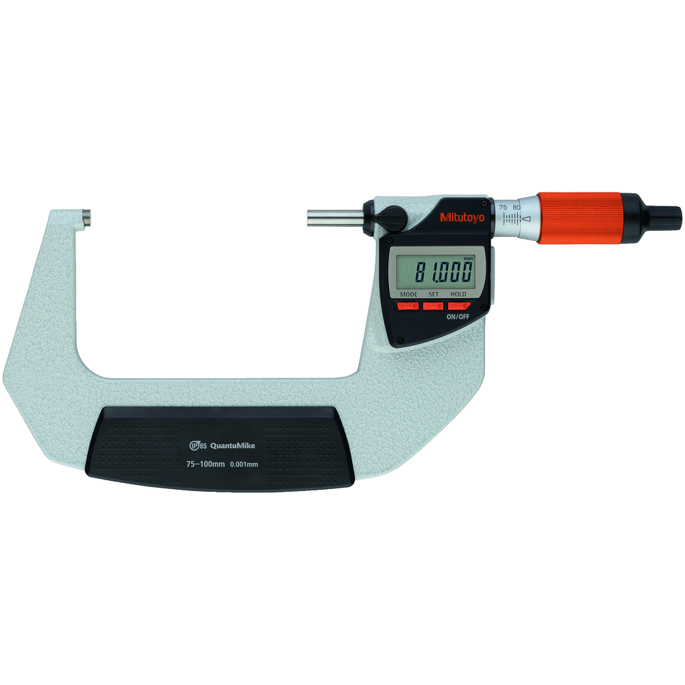 Bügelmessschraube digital 75-100mm (0,001mm) QuantuMike IP65, mit Datenausgabe