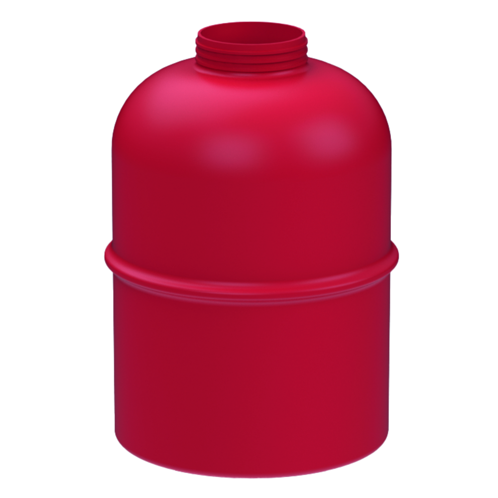 Becher aus Kunststoff, Inhalt 1,0 Liter,matt rot