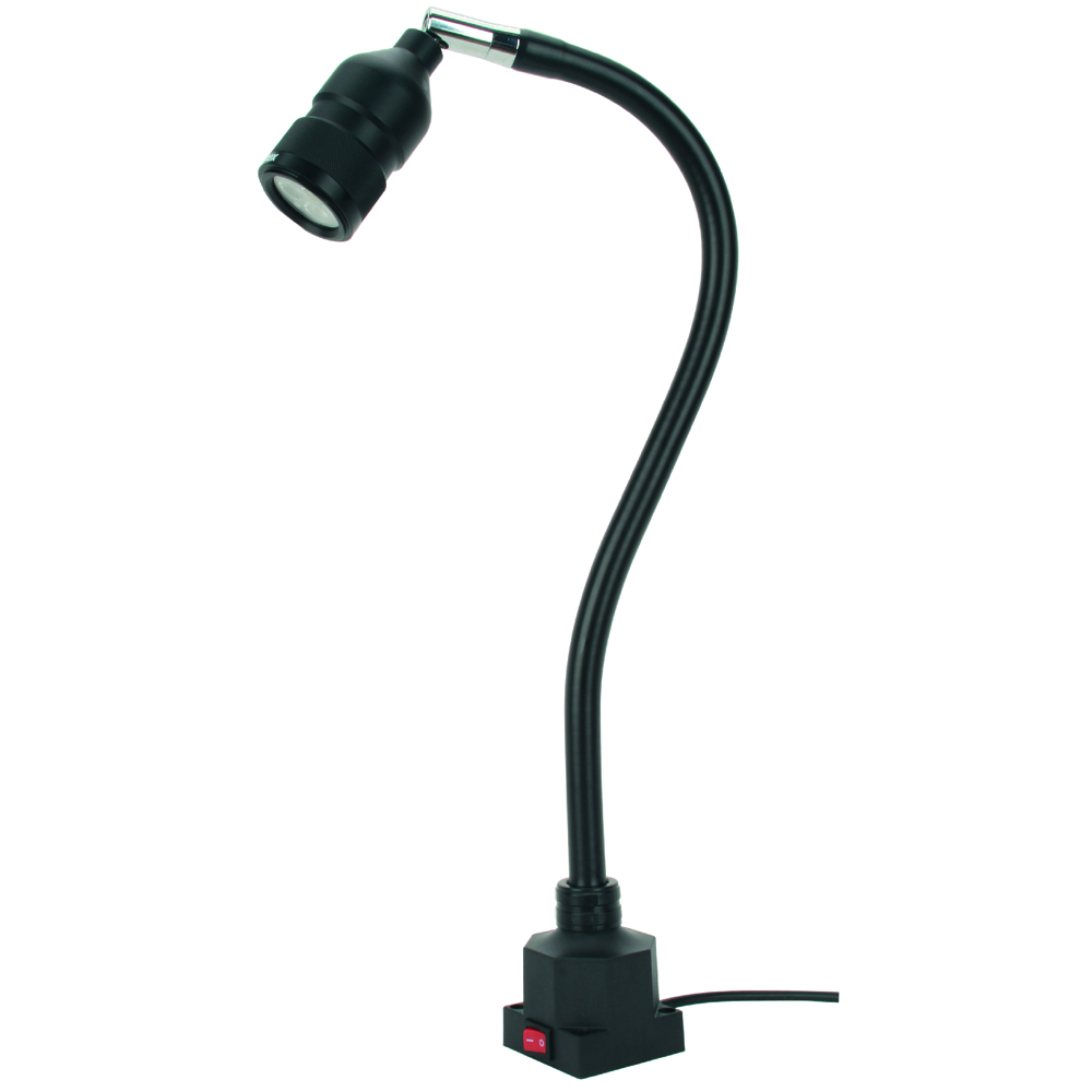 Maschinen-Werkbankleuchte 'Tellus' 500mm, LED 3,3W, mit Kopfgelenk, IP20
