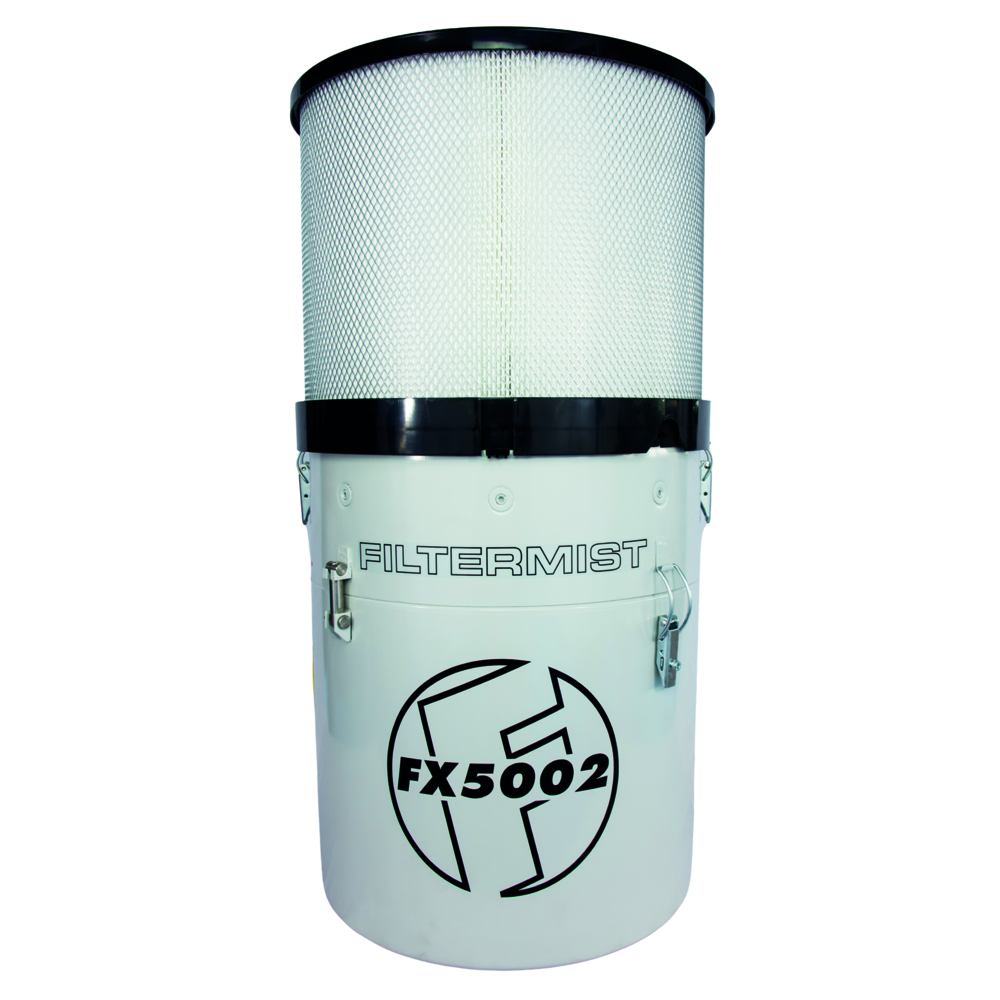 Ölnebelfilter FX 5002 / Serie 2 RAL7035 mit hocheffizientem Nachfilter