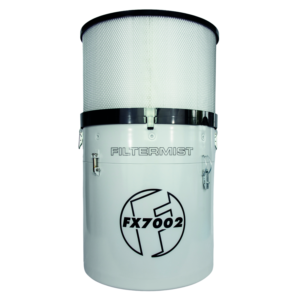 Ölnebelfilter FX 7002 / Serie 2 RAL7035 mit hocheffizientem Nachfilter