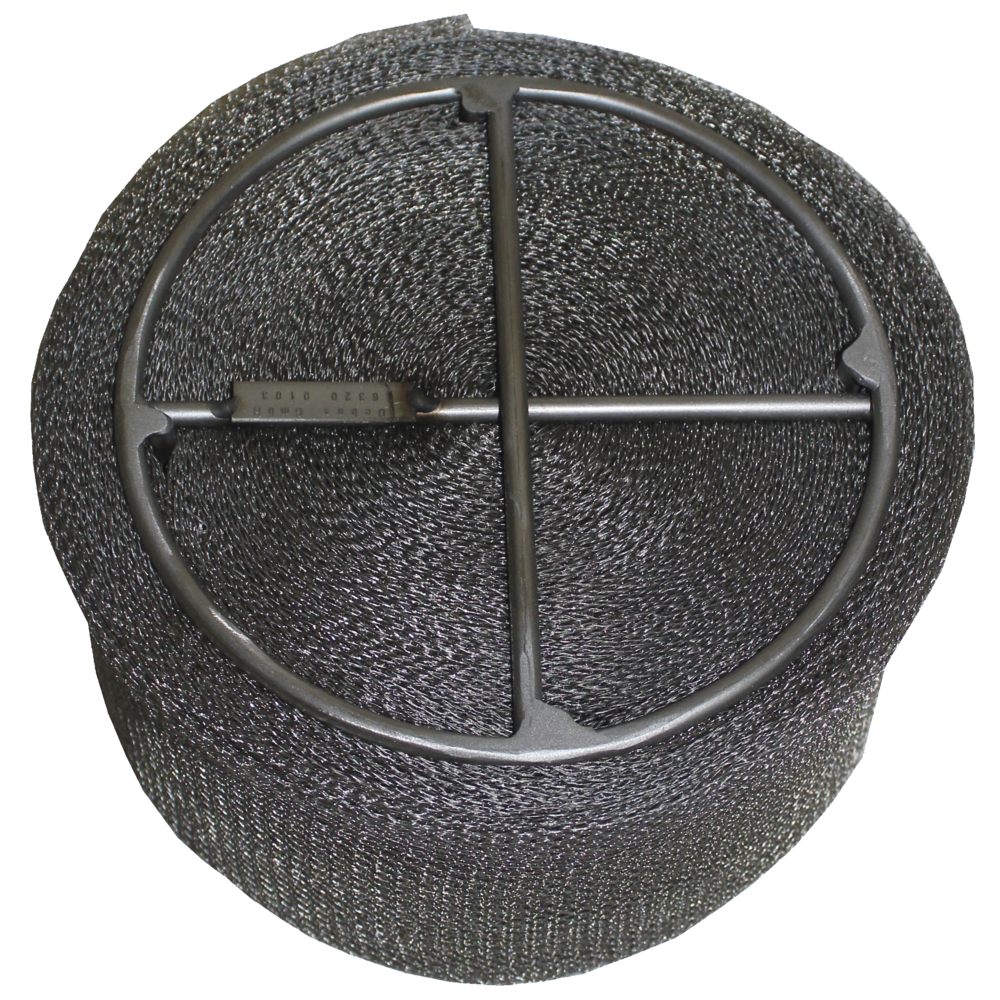 Drahtgestrick (Typ 600) ø 200 x 100 mm aus Edelstahl 1.4301