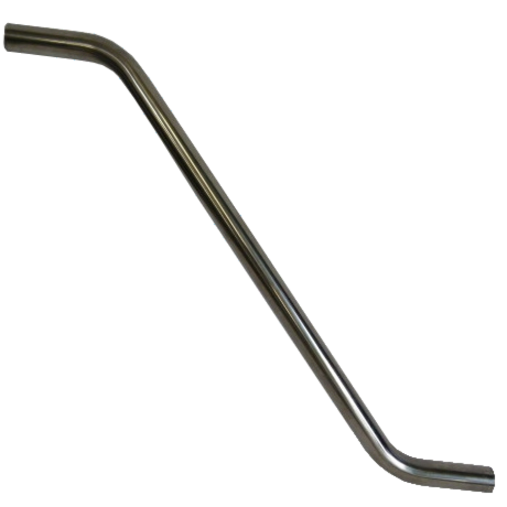 Handrohr Edelstahl beidseitig gebogen