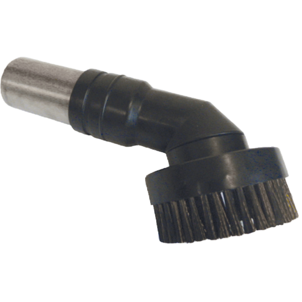 EL-Rundbürste mit PES+MS Borsten inkl. Edelstahl-Schlauchstutzen