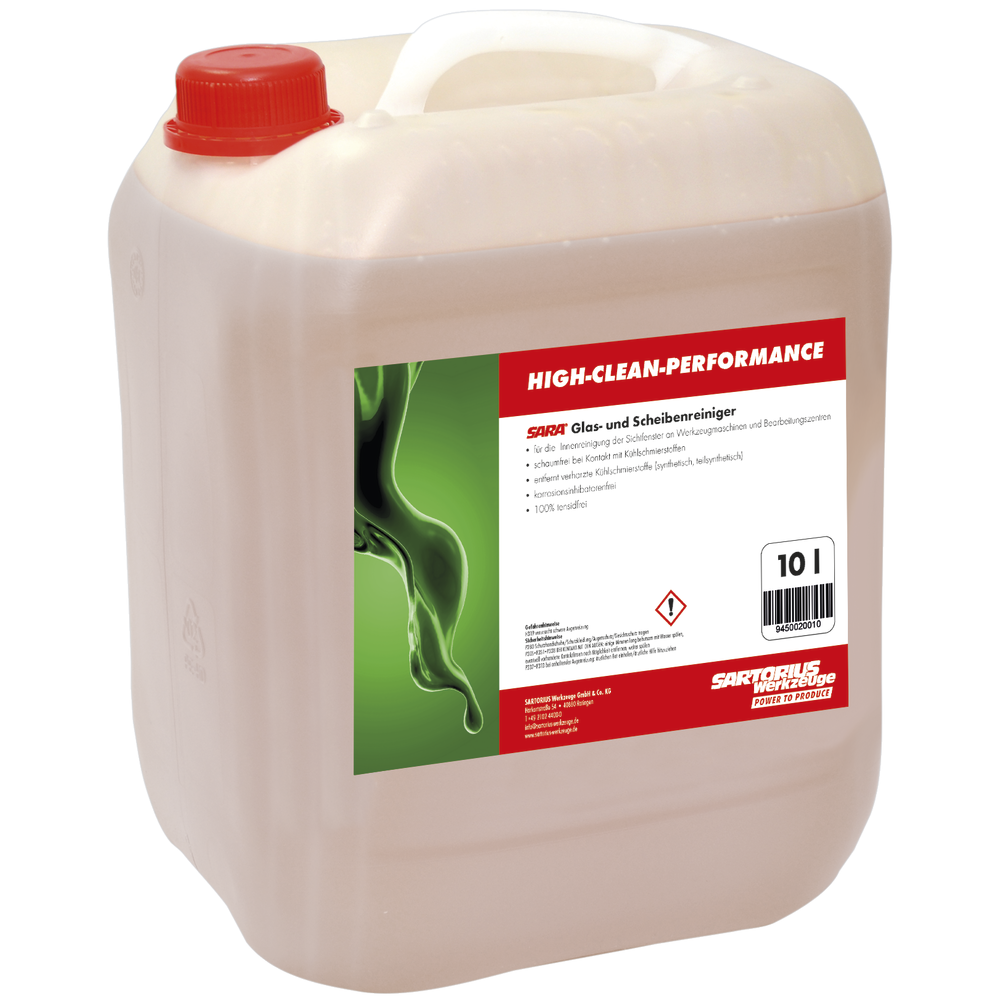 Glas- und Scheibenreiniger HI-CLEAN Performance 5 Ltr.