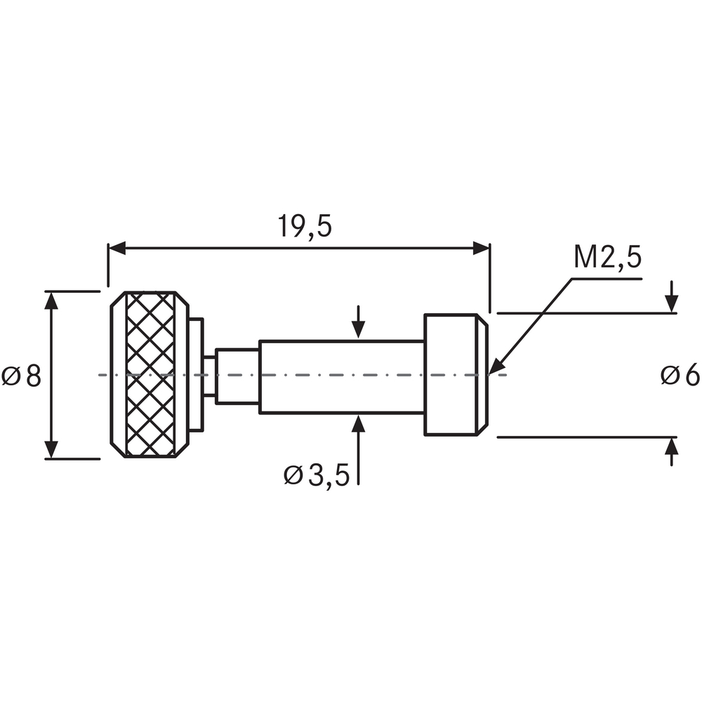 Adapter für Sondertastspitzen für Universalmaessgerät UNICHECK