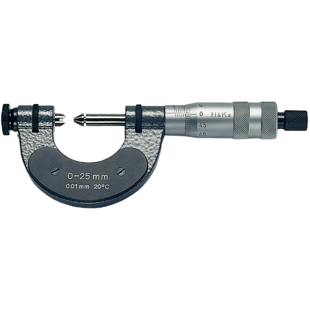 Bügelmessschraube 75-100mm (0,01mm), für Gewindemesseinsätze