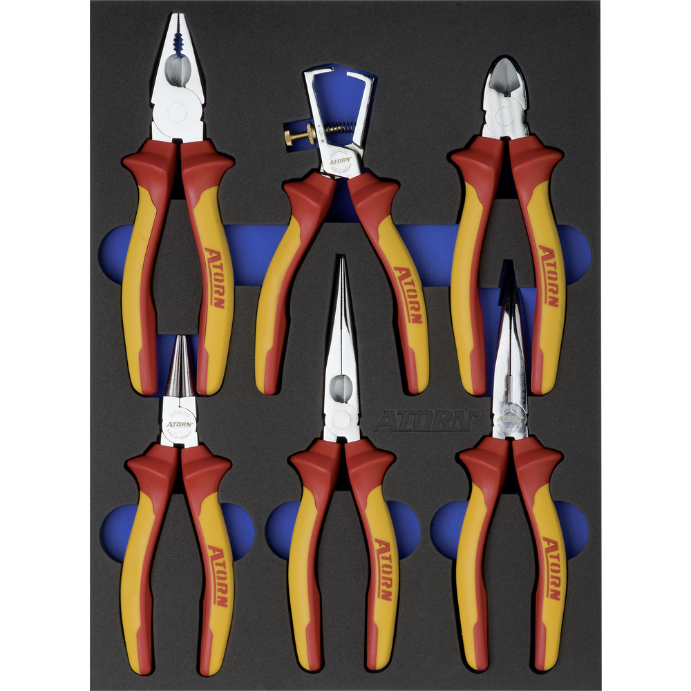 Modul-Hartschaum-Einlage VDE-Zangen 6-teilig