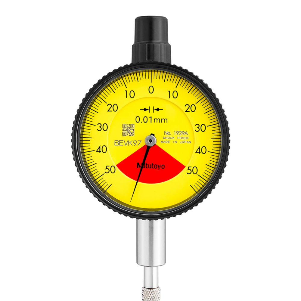 Sicherheitsmessuhr 1mm (0,01mm) Außenring-ø 40mm, stoßgeschützt, mit Öse