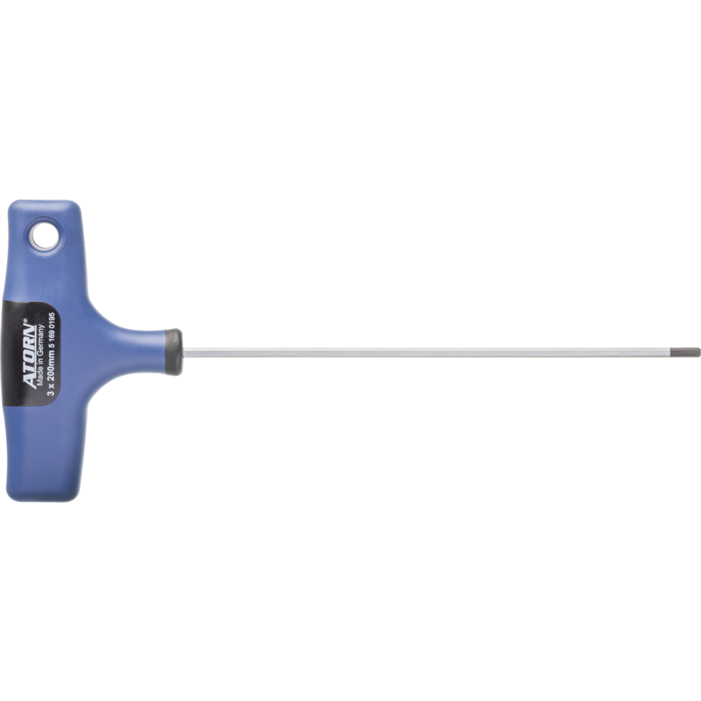 6kt. Schlüssel T-Griff SW 3x200