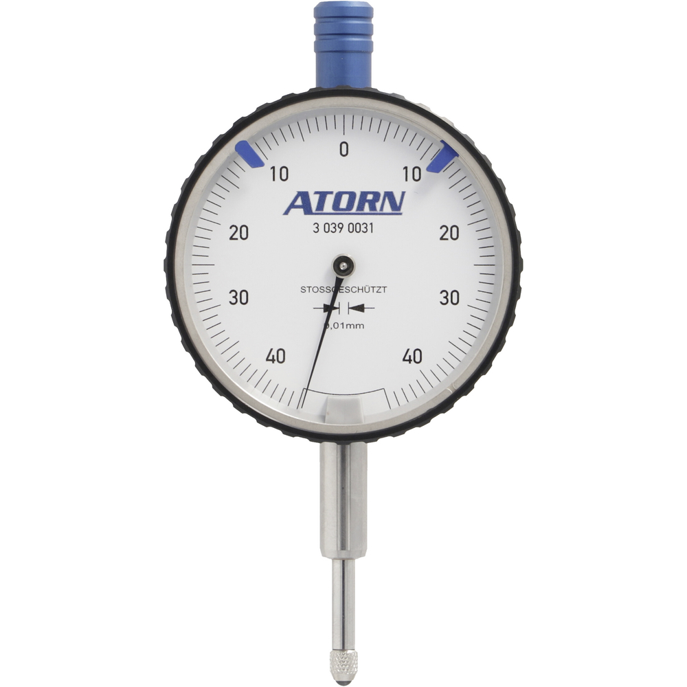 ATORN Sicherheitsmessuhr Skalenteilungswert 0,01 mm Messbereich 0,8 mm