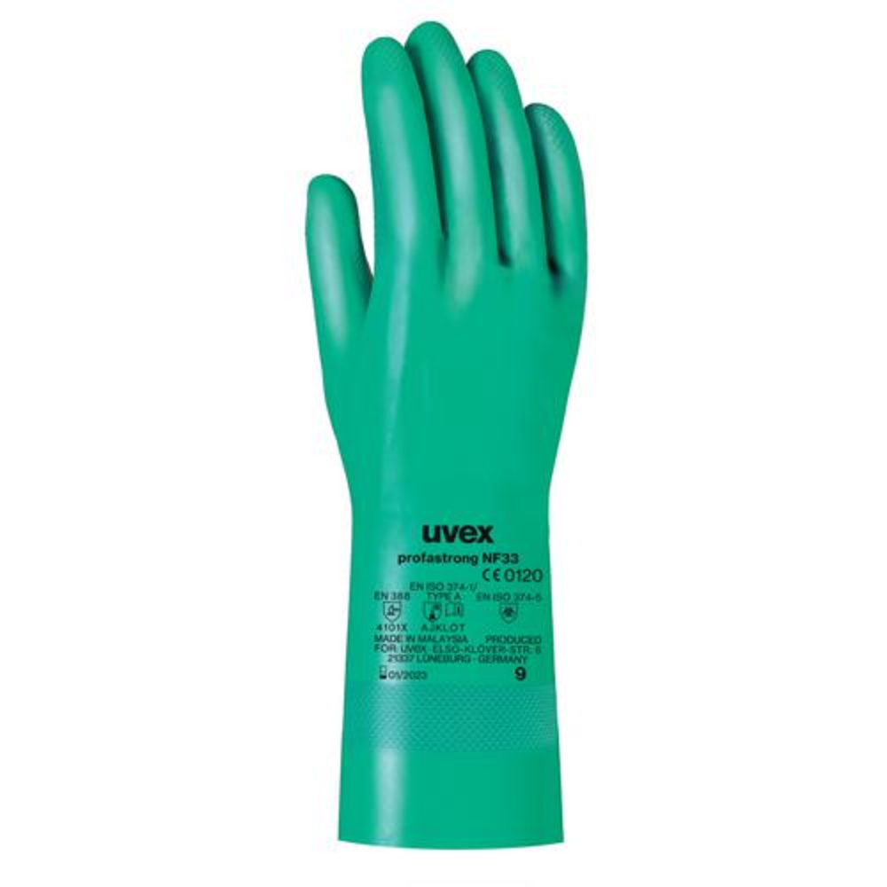 Handschuh Gr.10, Nitril chemikalienbeständig, grün